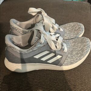 Adidas Gray and White Sneakers